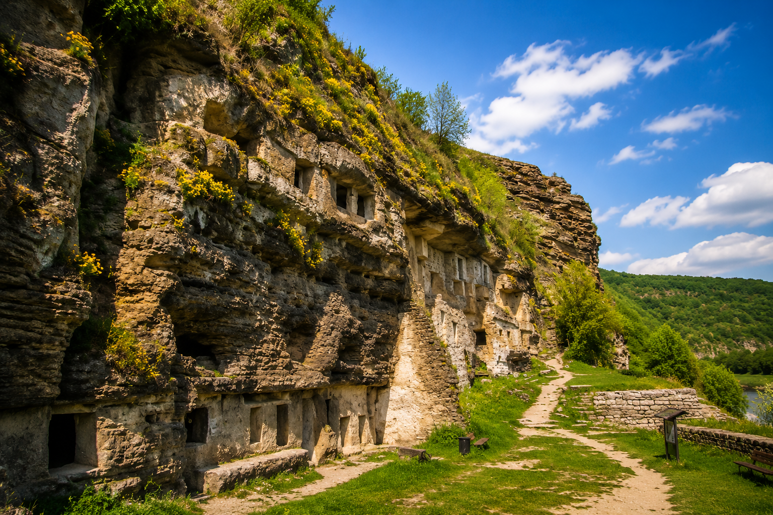 Panoramă asupra Nistrului de la Țipova