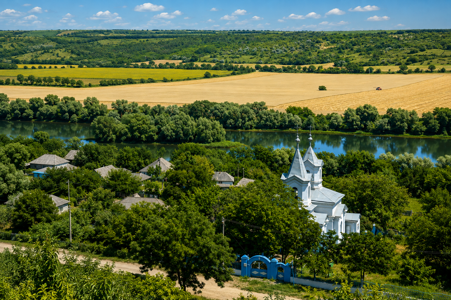 Peisaj rural din Vadul-Rașcov